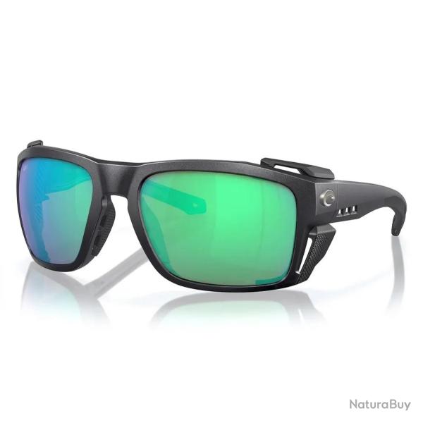 Lunettes polarisantes COSTA DEL MAR King tide 8 Black Green mirror 580G