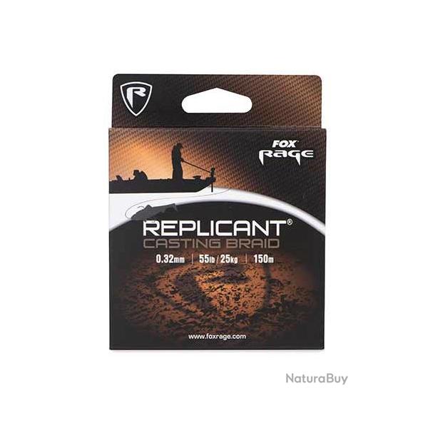 Tresse Fox Rage Replicant Cast Braid 150m 25kg 150m 32/100