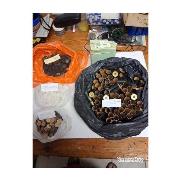 douilles en carton cal 12 amorces