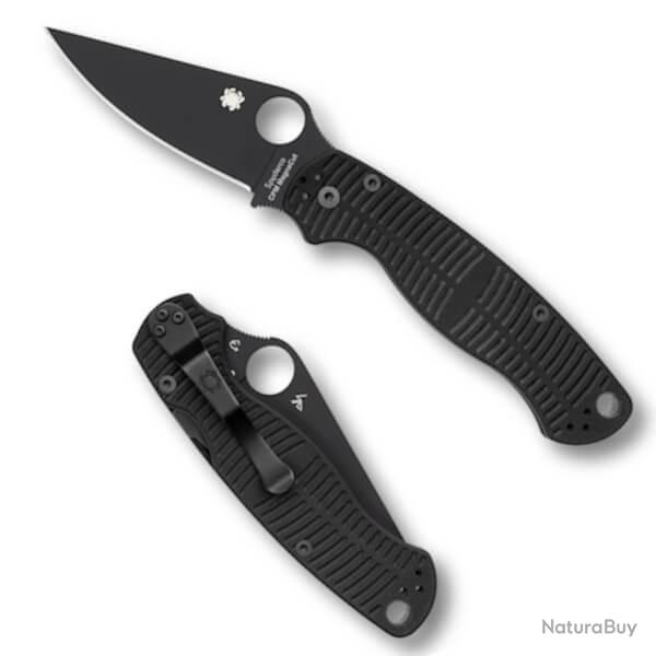 Couteau pliant Spyderco Para Military 2 Salt G10 C81GMCBKP2