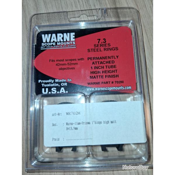 Collier Warne pour montage sur rail 11mm