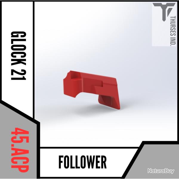 plancette elevatrice Glock 21 Thurses Industries