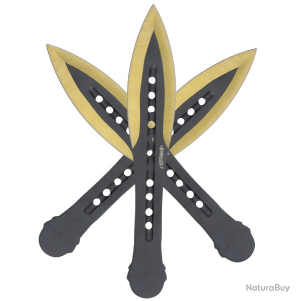 Haller 81455 Couteaux de lanc�s - Pack de 3