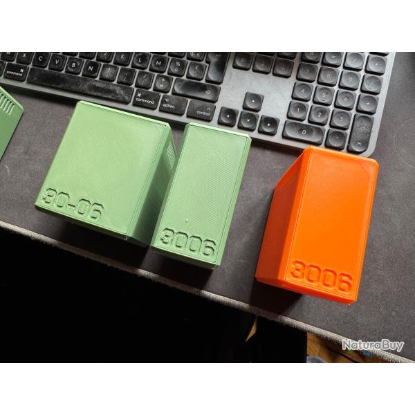 Bo�tes � munitions, 30-06, coloris vert olive Mat/orange, ou orange/vert olive mat