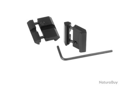 Adaptateur De Montage Pour Lunette De Visée – Convertit Rail Picatinny/Weaver Vers Rail 11 Mm