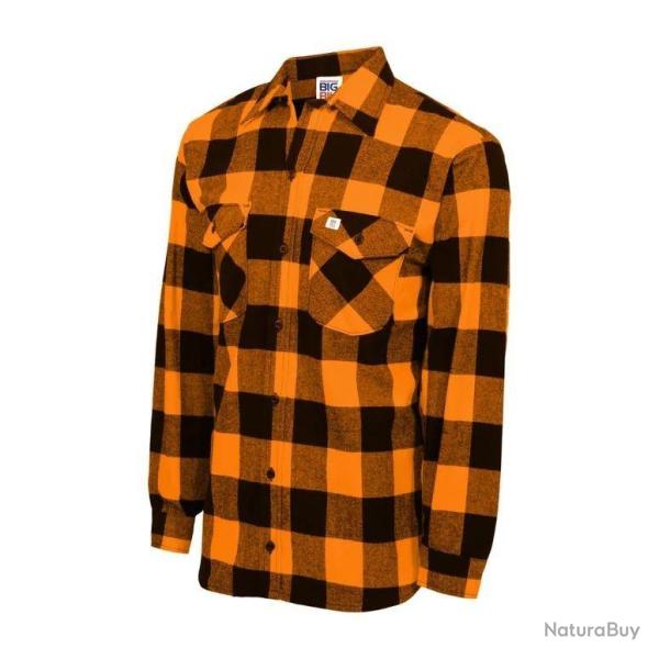 Chemise Big Bill Manches Longues Homme Brawny Flanelle Vert & Noir 121/386