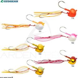T&ecirc;te plomb&eacute;e ECOGEAR Oval tenya L #8 28g T22