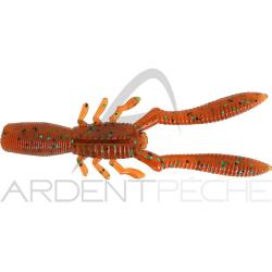 Leurre souple MEGABASS Bottle shrimp 4 Root Beer green/black flakes