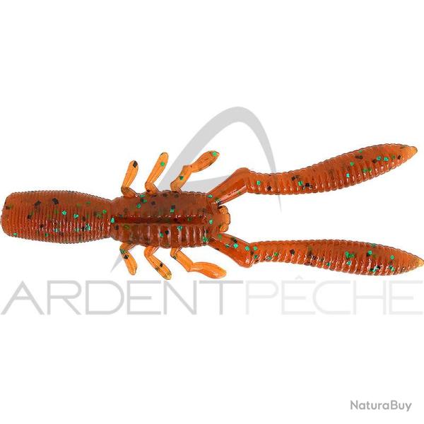 Leurre souple MEGABASS Bottle shrimp 4 Root Beer green/black flakes