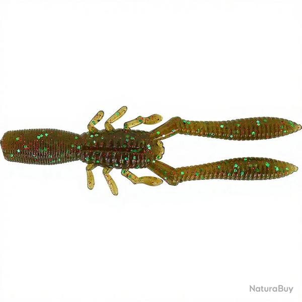 Leurre souple MEGABASS Bottle shrimp 4 Kasumi Green flakes