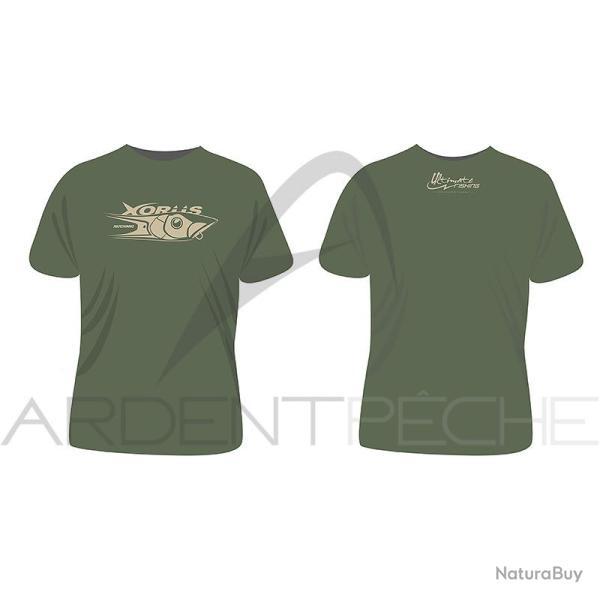 Tee shirt ULTIMATE FISHING Patchinko vert XL