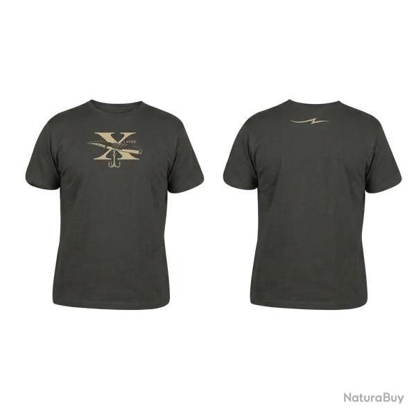 Tee shirt ULTIMATE FISHING X layer evo gris M
