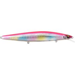 Poisson nageur MEGABASS Marine gang cookai 140 S GG pink back rainbow