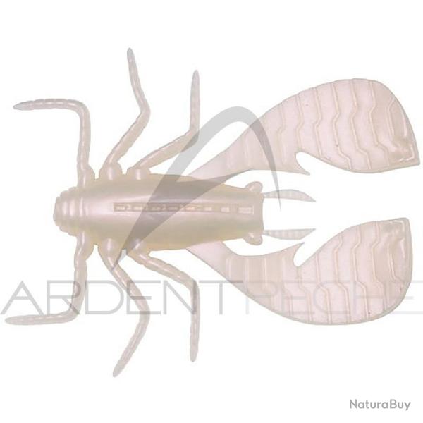 Leurre souple MEGABASS Fuwabug 2.5 Pearl white