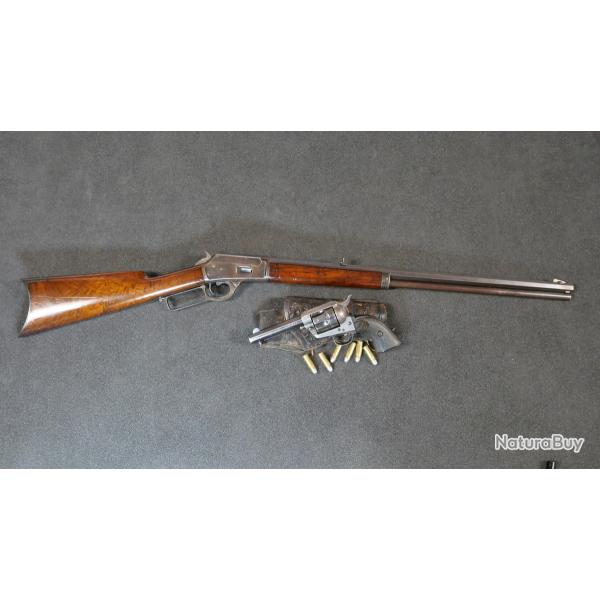 Marlin 1889 TBE avec lettre authentification - Calibre 38-40- Modle dotation - Catgorie D
