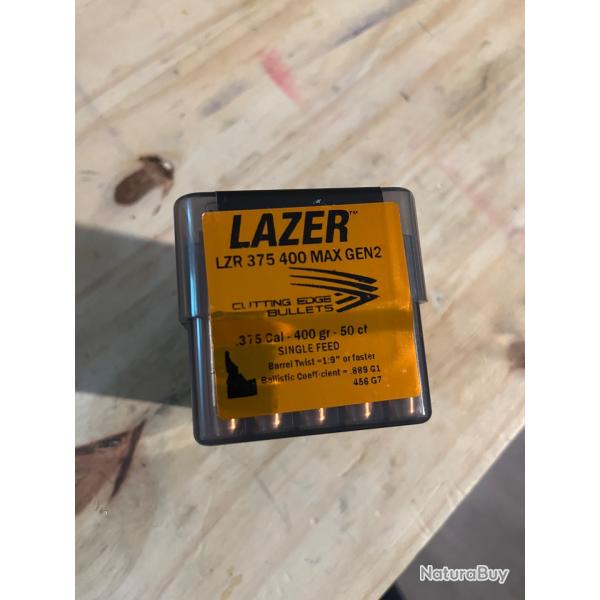 Ogives cutting edge lazer gen2 400gn