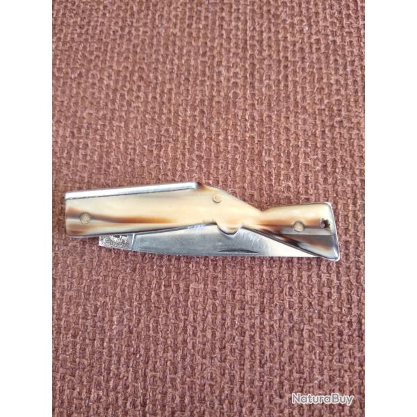 Couteau pliant en forme de fusil