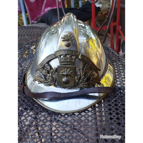 Ancien casque de pompier mod 26