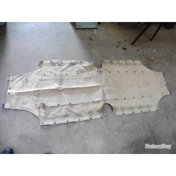 Toile de lit de camp pliant - Lit picot en bois - Arme Franaise