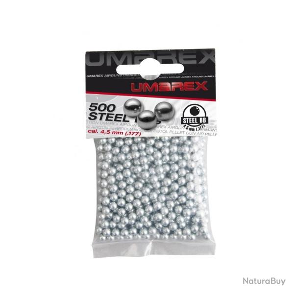 Sachet de 500 billes acier Umarex - calibre 4.5mm BBs