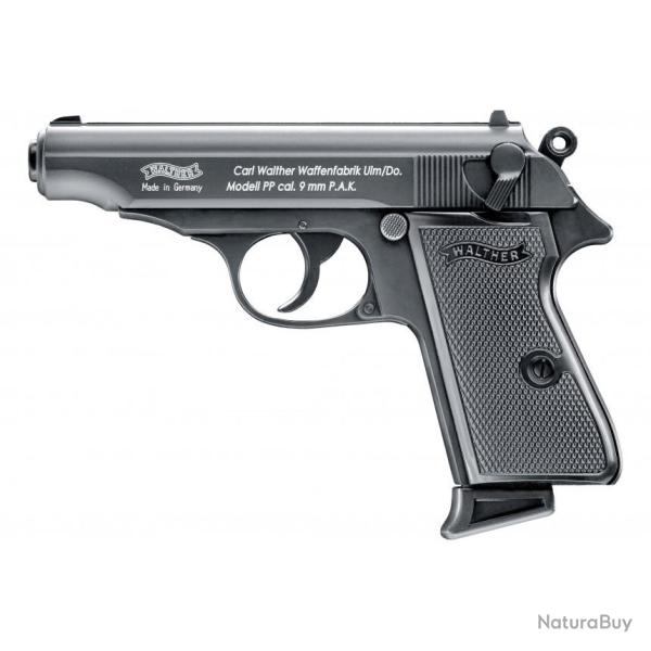 Pistolet � blanc Walther calibre 9mm mod�le PP Noir
