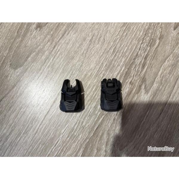 Flip up fab defense, organes de visee mecanique, fbs et rbs