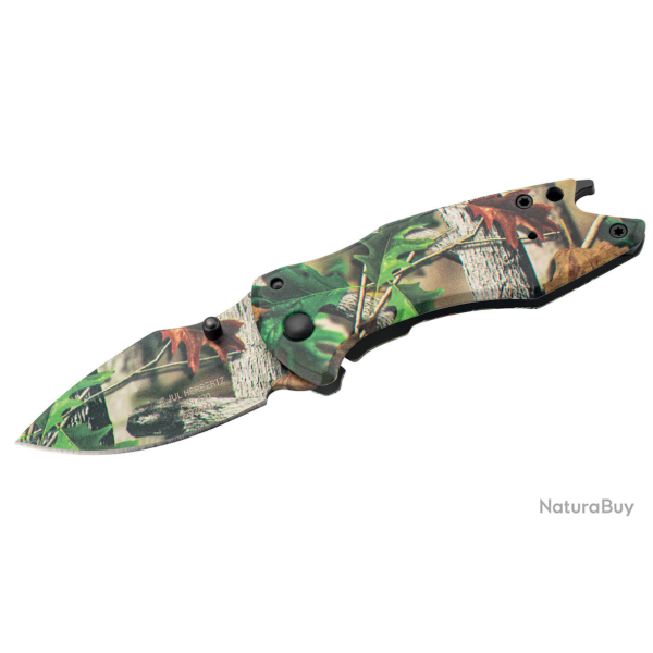 Herbertz 592609 Couteau pliant camouflage nature