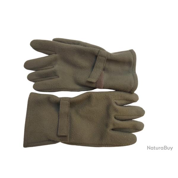 Arme Franaise - Paire de gants polaire occasion Taille L