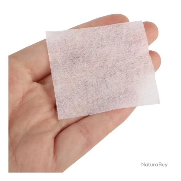 Lot 200 patchs coton pour nettoyage canon