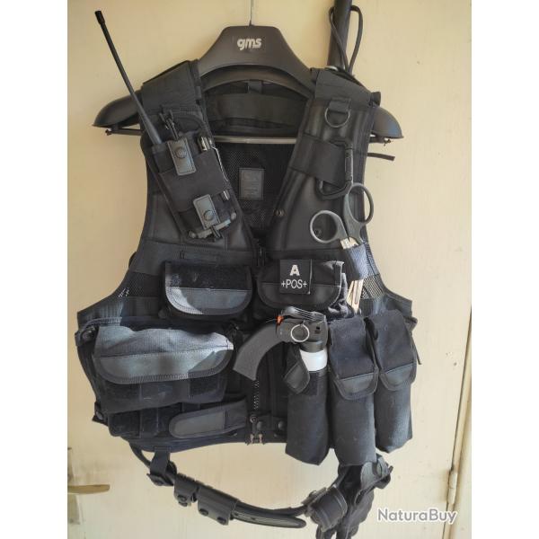 Gilet d'intervention GK Pro Modulable - Noir