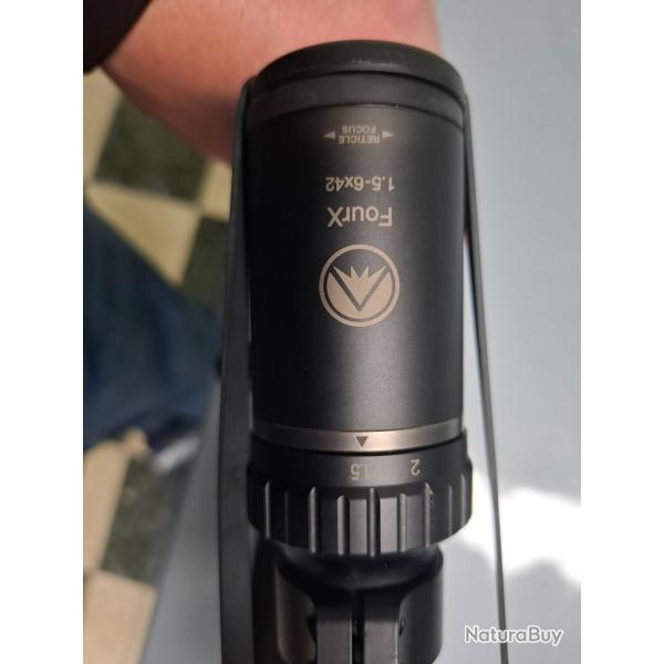 carabine verrou avec sa lunette Affut et sa housse