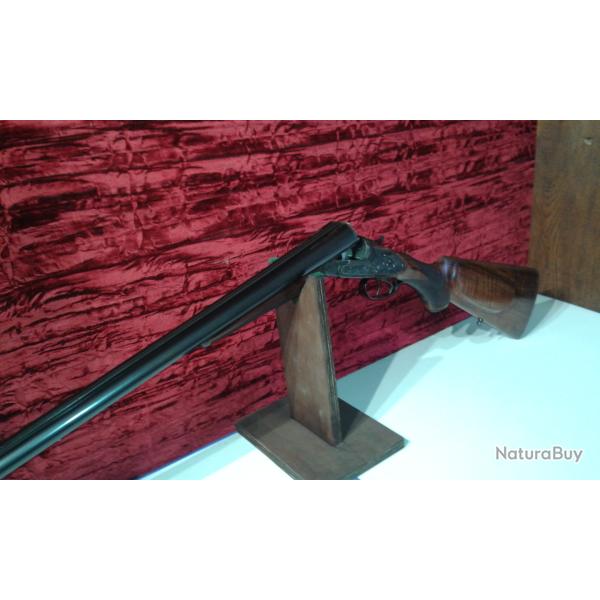 Fusil juxtapos� Norberto Arizmendi � platines cal 12/70 occasion TBE