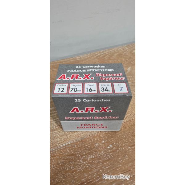 200 Cartouches Arx calibre 12 /34 grs n� 7