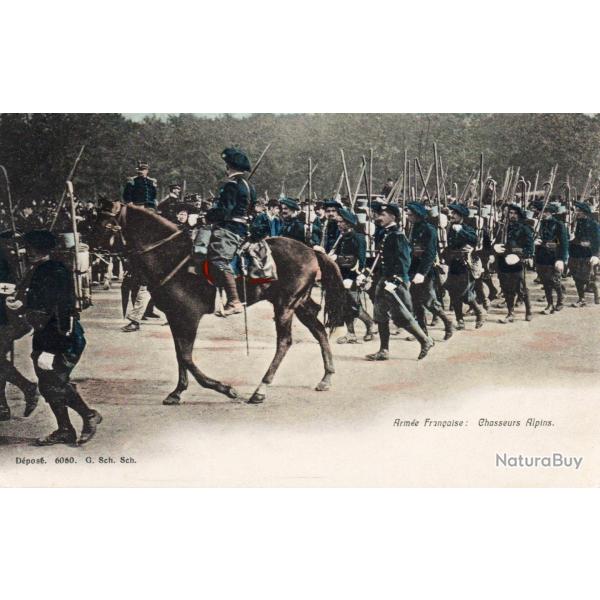CPA - ARMMEE FRANCAISE - CHASSEUR ALPINS N�1580
