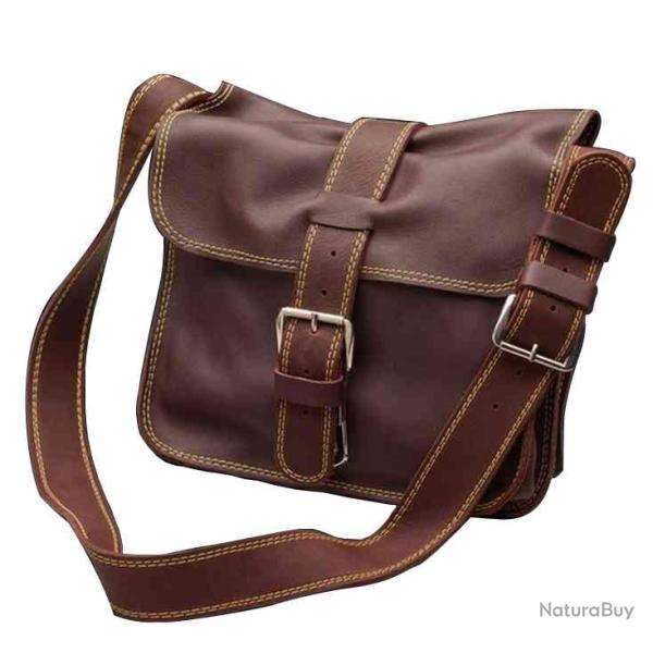 MUSETTE DE CHASSE EN CUIR PEDERSOLI