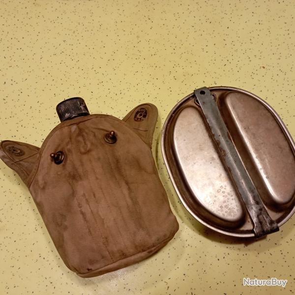 Gourde et gamelle U.S 44