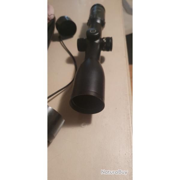 Lunette affut schmidt et bender 3x12x50 point rouge avec montage pivot aew