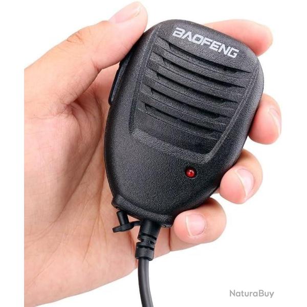 Microphone baofeng - noir - LIVRAISON GRATUITE