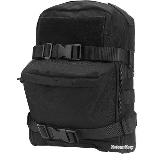 Sac tactique 8l - syst�me M.O.L.L.E - noir - LIVRAISON GRATUITE