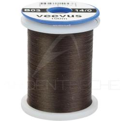 Fils de montage VEEVUS 14/0 Marron fonc&eacute;