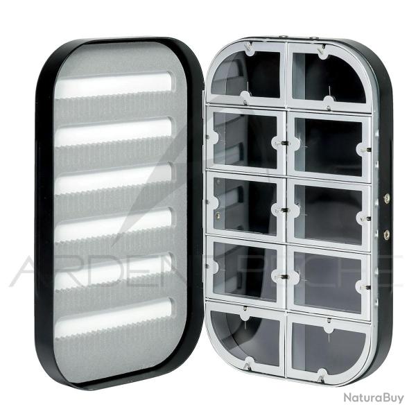 Boite  mouches ARDENT PECHE aluminium AP10 Black