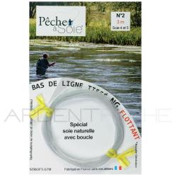 Bas de ligne tiss&eacute; NG &agrave; boucle Peche &agrave; Soie (3 m) N&deg;2