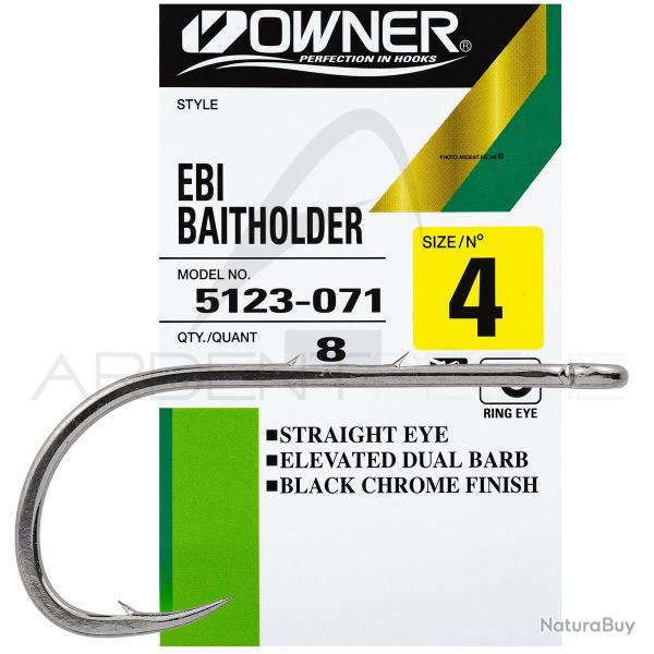 Hame�on simple OWNER 5123 (sp�ciale crevette de Franck Ripault) H4