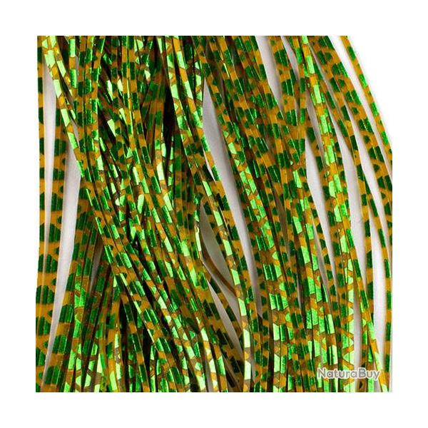 SiliLegs Semperfli Peacock Green Barred