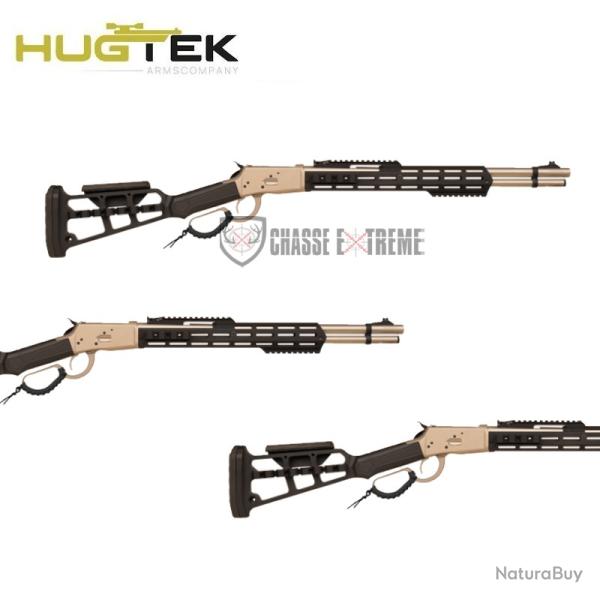 Carabine HUGTEK LVR-SXN Nikel Garde Main M-Lok Crosse Alu 51cm Cal 44 Mag