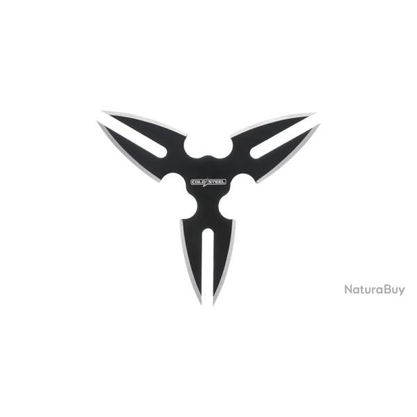 Cold Steel Lot de 3 etoiles de lancer - 3 branches - lame 25mm - Manche 420SS - Etui nylon