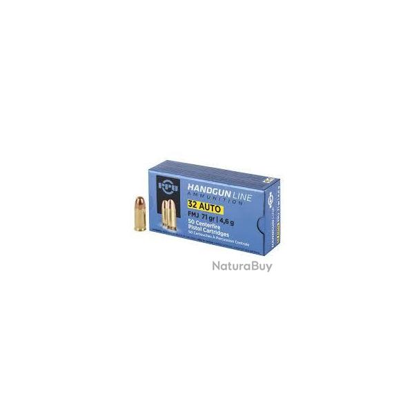 Boite de munition Partizan/PPU sellier bellot ou geco magthech   7.65B/32AUTO 71gr 4.6g