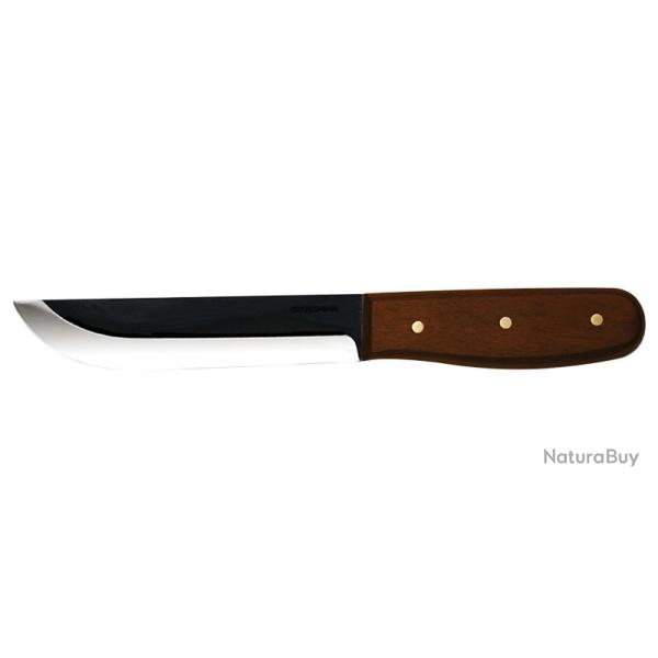 Condor Couteau Bushcraft Basic - Lame 127mm - Manche Noyer - Etui Cuir