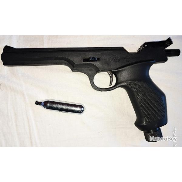 RARE ! Pistolet tch�que LOV21 � CO2 12g cal. 4.5mm ambidextre monocoup