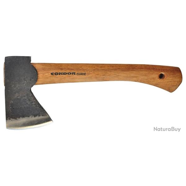 Condor Hachette Scout Hatchet - Lame 70mm - Manche Noyer - Etui Cuir